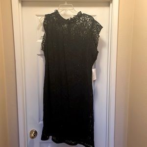 Shimmery Little Black Dress
